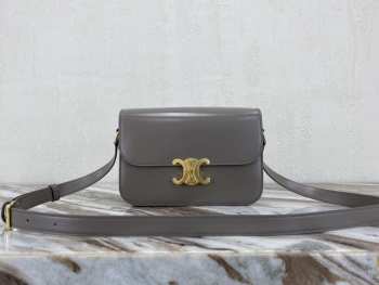 Celine Triomphe Shoulder Bag Pebble 22CM