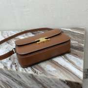 Celine Triomphe Shoulder Bag Bronze 22CM - 5