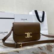 Celine Triomphe Shoulder Bag Glazed Brown 22CM - 2