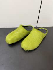 Marni Closed Toe Slippers Green - 1