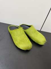 Marni Closed Toe Slippers Green - 3