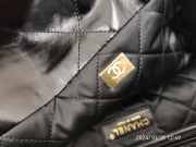 Chanel 22 Large Handbag Black gold 48cm - 4