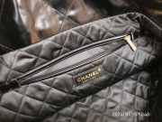 Chanel 22 Large Handbag Black gold 48cm - 5