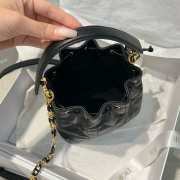 Dior Small Jolie Bucket Black Bag 17cm - 3