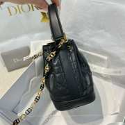 Dior Small Jolie Bucket Black Bag 17cm - 5