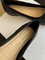 Dior Ballet Flat Black Quilted Cannage Calfskin - 3