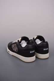 Dior B27 Low-Top Sneaker Black Smooth Calfskin with Beige and Black Dior Oblique Jacquar - 6