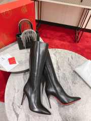 Christian Louboutin Kate Botta 85 leather knee boots - 4