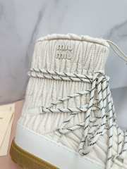 Miu Miu Ski Boots In Ivory - 6