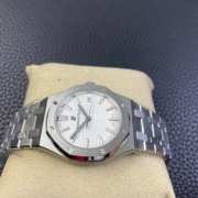 Audemars Piguet Royal Oak White Dial Watch - 5