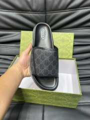 Gucci Black&Grey Slipper - 6