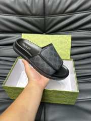 Gucci Black&Grey Slipper - 4