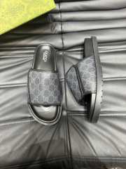 Gucci Black&Grey Slipper - 3