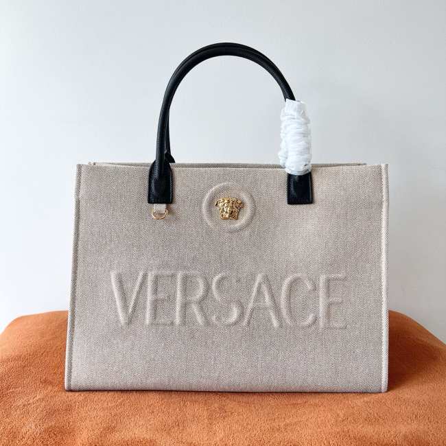 Versace La Medusa Canvas Large Tote Bag 40cm - 1