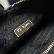 Prada Re-Edition 2005 Re-Nylon Black Gold Bag 22cm - 3