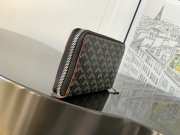 Goyard Zippy Black & Tan Wallet - 5