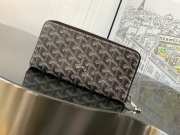 Goyard Zippy Black & Tan Wallet - 3