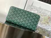 Goyard Zippy Green Wallet - 3