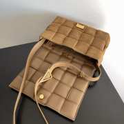 Bottega Veneta Padded Cassette Intreccio Corduroy Suede Crossbody Bag Jacobean - 6