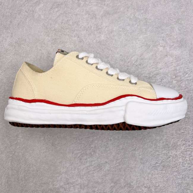 Maison Mihara Yasuhiro Peterson OG Sole Canvas Low Natural - 1