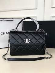 Chanel Trendy CC Handbag in Black&Silver - 1