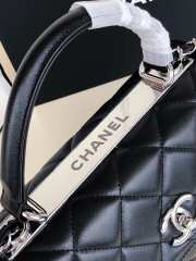 Chanel Trendy CC Handbag in Black&Silver - 4