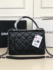 Chanel Trendy CC Handbag in Black&Silver - 3