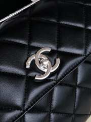 Chanel Trendy CC Handbag in Black&Silver - 2