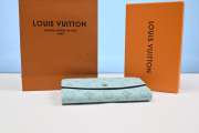 Louis Vuitton Mahina Multicle 4 Wallet Blue - 3