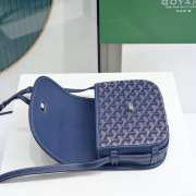 Goyard Belvédère PM Bag In Navy Blue - 3