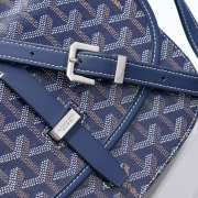 Goyard Belvédère PM Bag In Navy Blue - 2