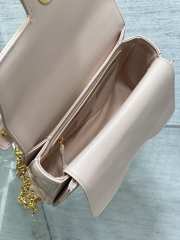 Dior Small Jolie Top Handle Bag in Powder Pink Cannage Calfskin 22cm - 5