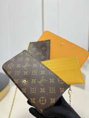 Louis Vuitton Pochette Accessoires Monogram Canvas Yellow M80863 21cm - 5