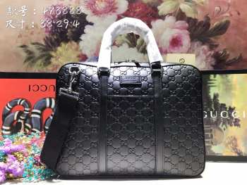 gucci black bag 38*29*4cm